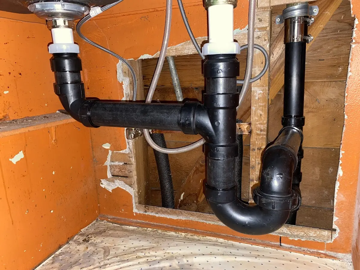 Professional Repiping Services equipment and tools on the job in Milton